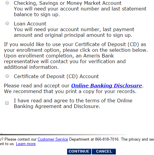 Ameris Bank Online Banking