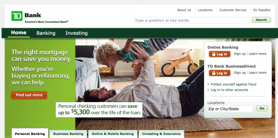 TD Bank Online Banking